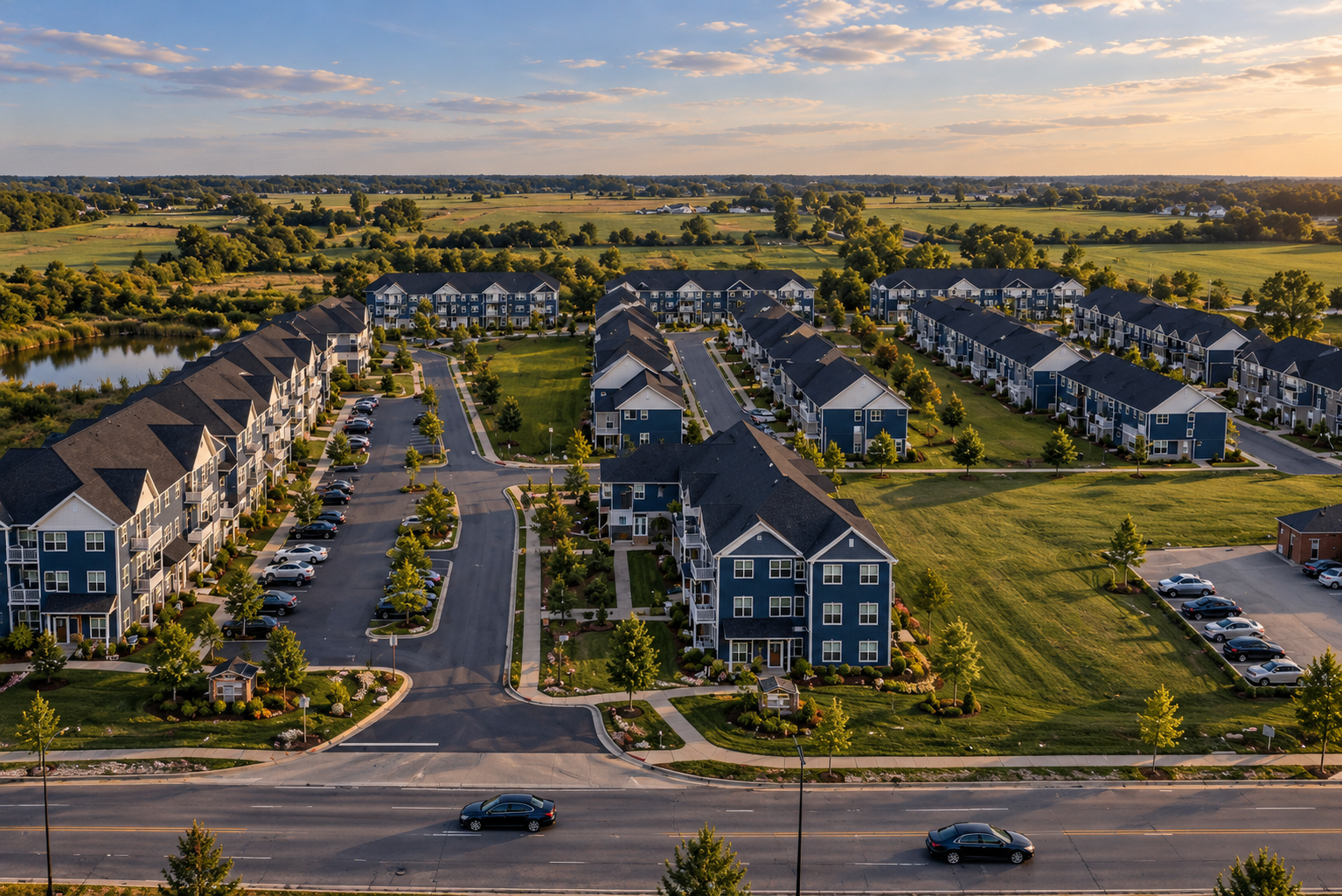 Rendered view of River Crossing in Watertown, WI